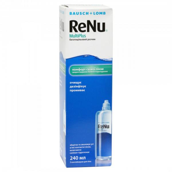 Раствор для контактных линз ReNu MultiPlus 240 ml