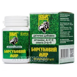 Барсучий жир капсулы по 0,3 г, 60 шт.