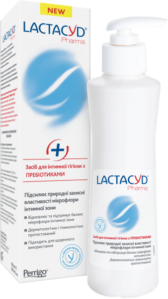 Средство для интимной гигиены Лактацид с Пребиотиками, 250 мл