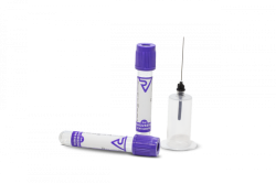 Vacusera пробирка вакуумная с К3 ЕДТА с сиреневой крышкой, 3 мл, 13x75мм, 100 шт.